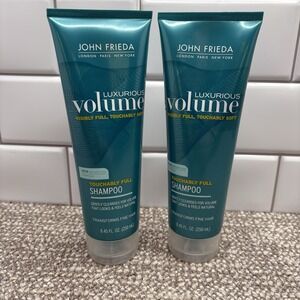 John Frieda Luxurious Volume Touchably Full‎ Shampoo 8.45 Oz Each X2